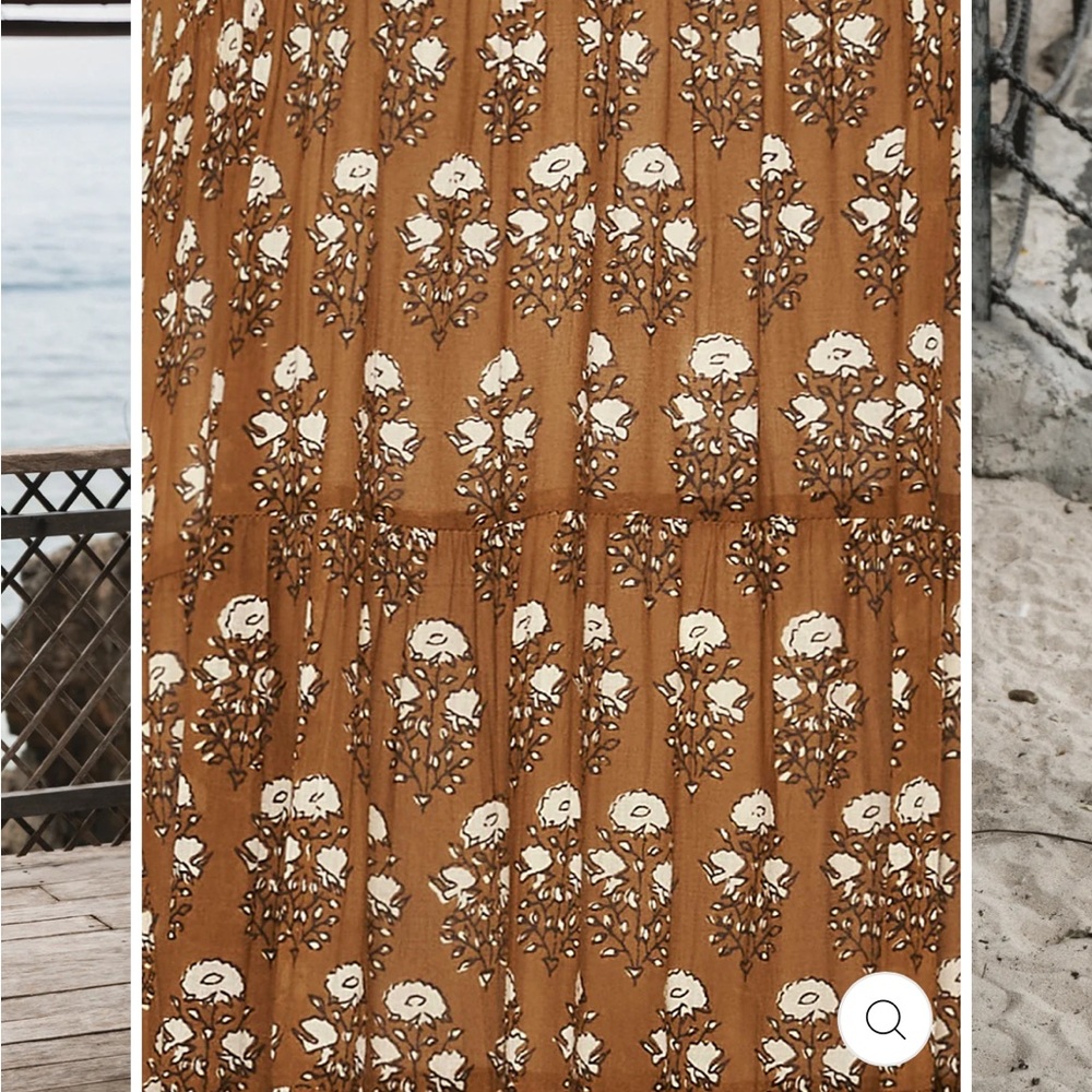 Daughters of India Brown Floral Dress - Picture 4 of 10